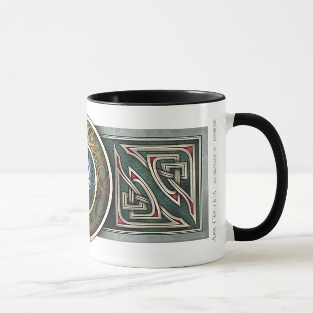 Caneca do design de Knotwork do céltico (Direita)