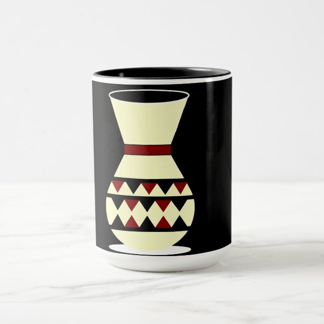 caneca do design do vaso (Centro)