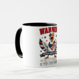 Caneca do Dia 4 de Julho do Ganso Bravo