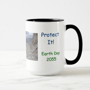 Caneca do Dia da Terra 20xx, nossa terra, nosso