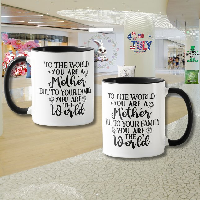 Caneca do Dia das Mães "Jardim do Amor" (Criador carregado)