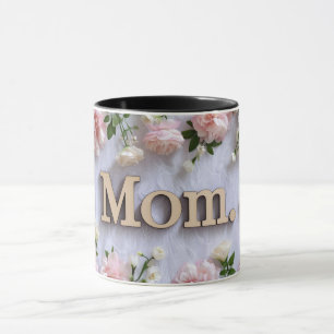 Caneca do Dia das Mães para Mamãe, Amo Mamãe, Melh