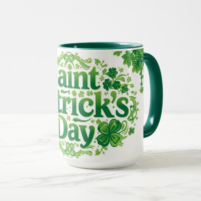 Caneca do Dia de São Patrício (Frente Esquerda)