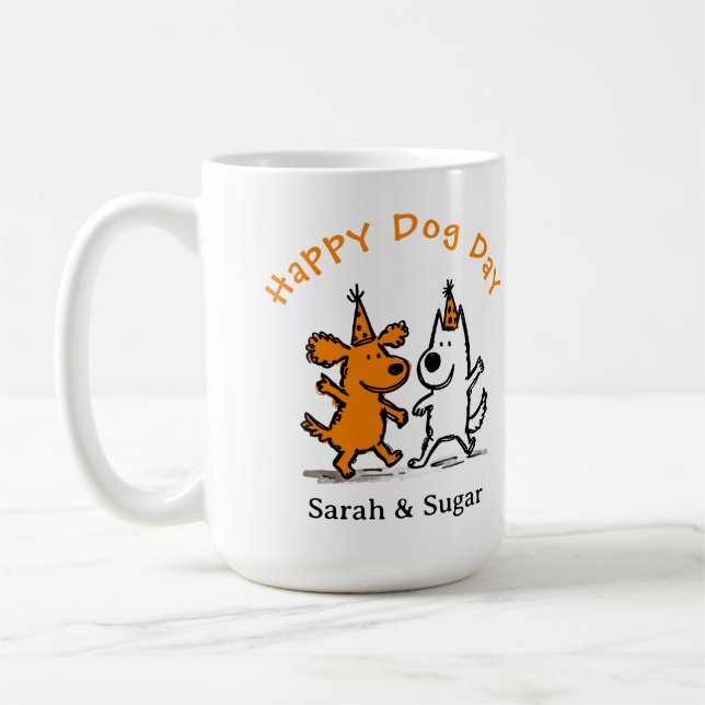 Caneca do Dia do Cachorro – Xícara de Café com Imp (Esquerda)