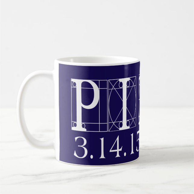 Caneca do dia do Pi (Esquerda)