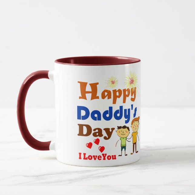 Caneca do Dia Feliz do Papai (Esquerda)