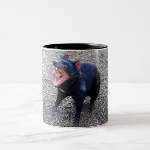 Caneca do diabo tasmaniano