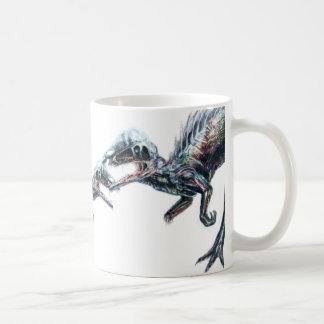 Caneca do dinossauro do zombi