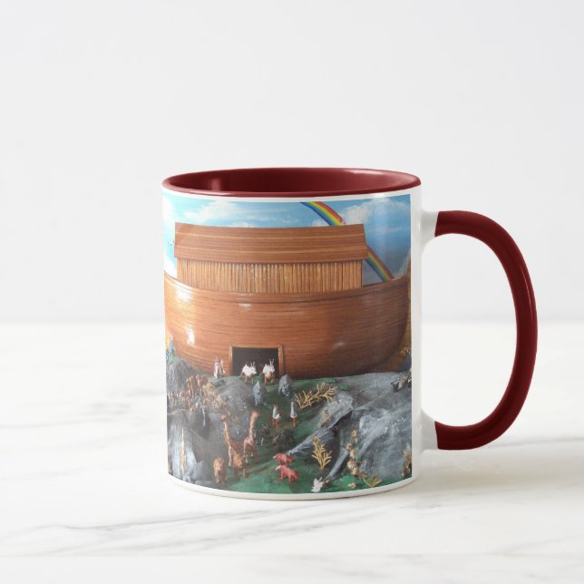 Caneca do Diorama da arca de Noahs (Direita)