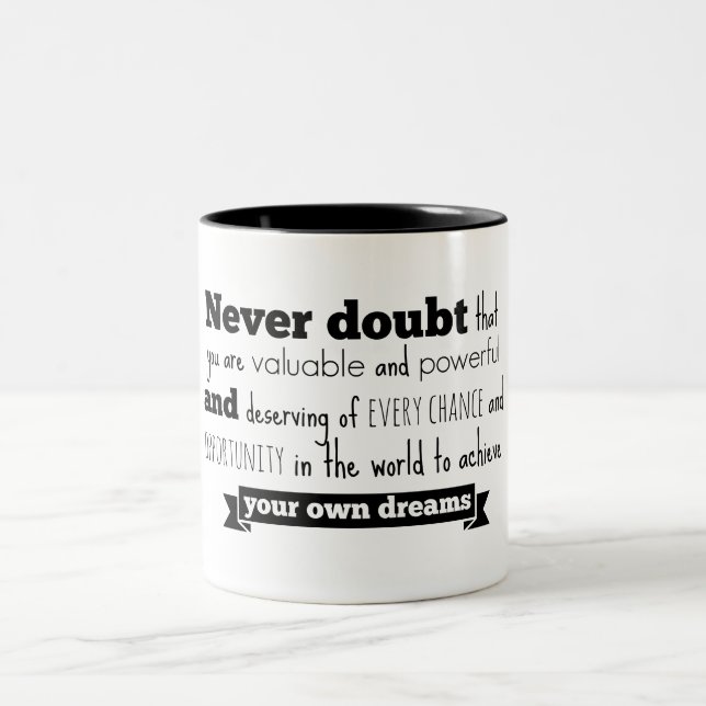 Caneca do discurso de Hillary Clinton (Centro)