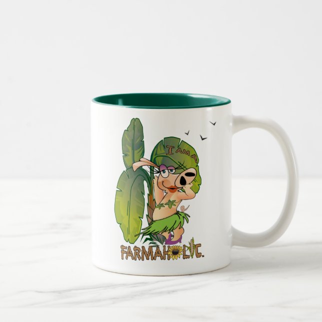 Caneca do Dois-Tom de Miz ChaCha (2 tomados (Direita)