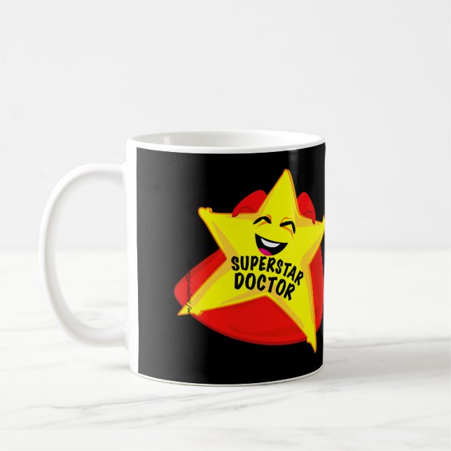 caneca do doutor da estrela mundial! (Esquerda)