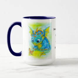 Caneca do Dragão Azul Bebê