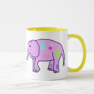 Caneca do elefante da páscoa