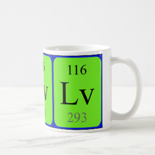 Caneca do elemento 116 - Livermorium