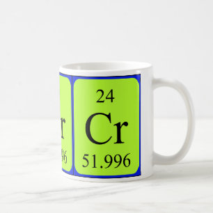 Caneca do elemento 24 - cromo