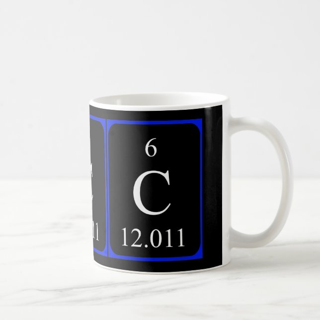 Caneca do elemento 6 - preto de carbono (Direita)