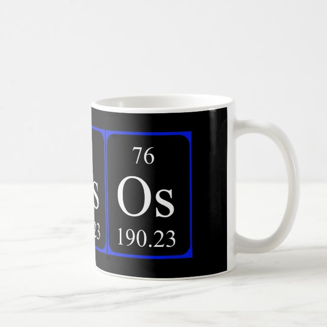 Caneca do elemento 76 - ósmio (Direita)