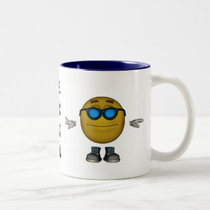 Caneca do Emoticon de KEWL