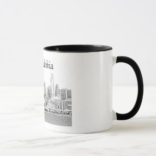 Caneca do esboço de Philadelphfia