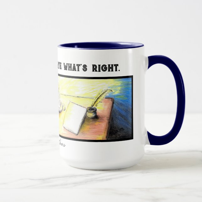 Caneca do Escritor Cristão (Direita)