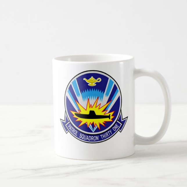 Caneca do esquadrão VP-31 da patrulha do marinho (Direita)