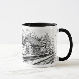 Caneca do estação de caminhos-de-ferro das