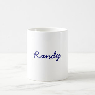 Caneca do estilo do Randy-Nome