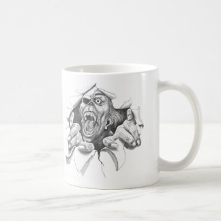 Caneca do excape do zombi