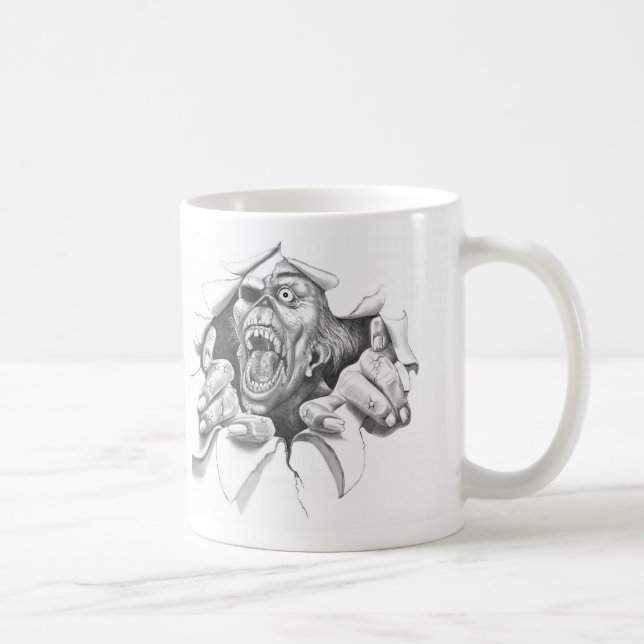 Caneca do excape do zombi (Direita)