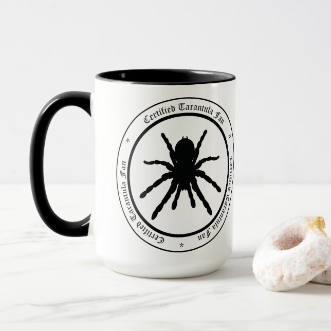 Caneca do fã do Tarantula (Com Donut)