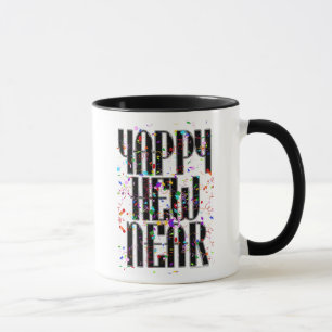 Caneca do feliz ano novo