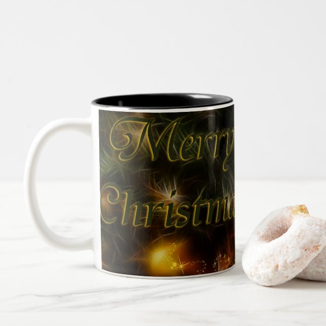 Caneca do Feliz Natal (Com Donut)