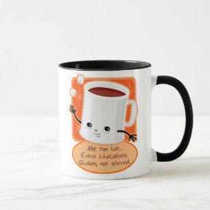 Caneca do feriado do chocolate quente