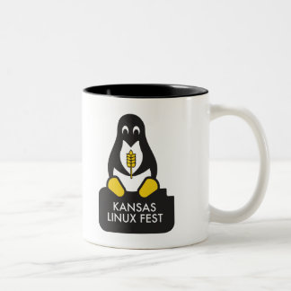 Caneca do Fest de Kansas Linux
