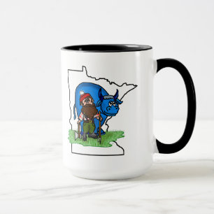 Caneca do ficar em casa de Paul Bunyan Minnesota
