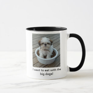 Caneca do filhote de cachorro de Shih Tzu