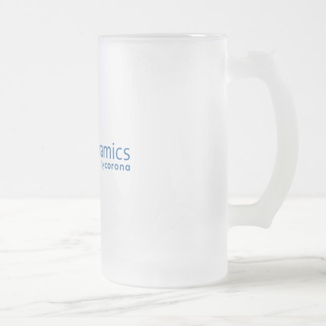 Caneca do fosco da cerâmica da orquídea (Direita)