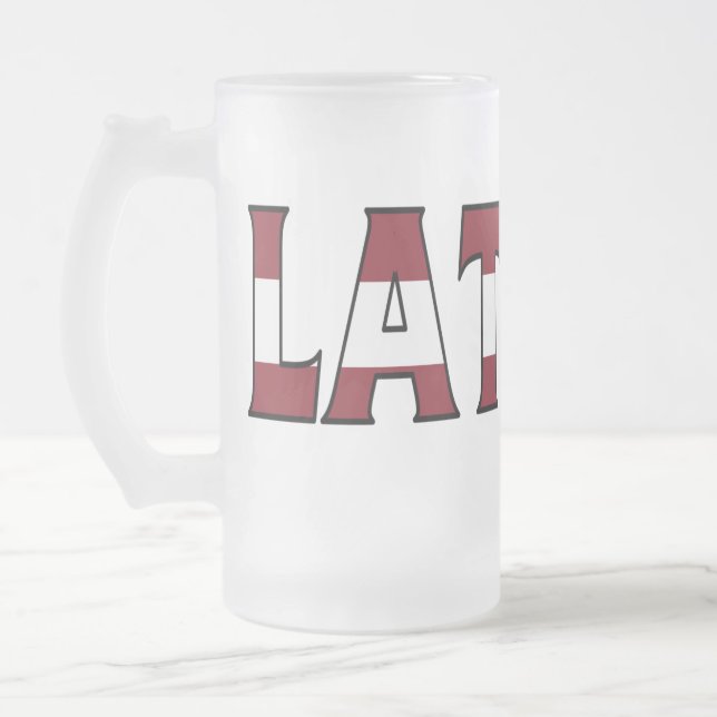 Caneca do fosco de Latvia (Esquerda)