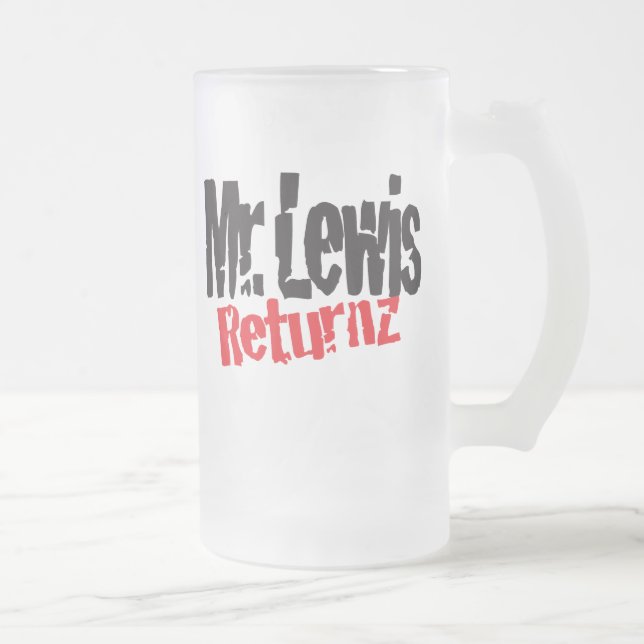 Caneca do fosco de Mr.Lewis Returnz (Direita)