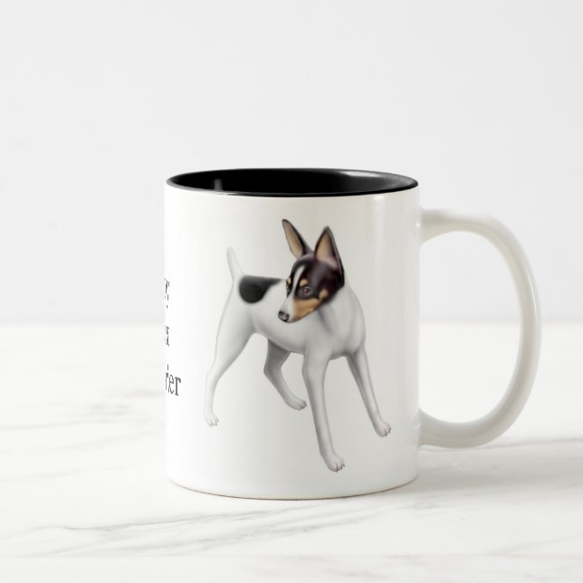 Caneca do Fox Terrier do brinquedo (Direita)