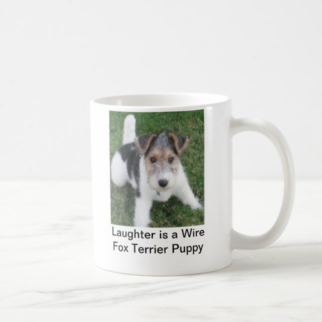 Caneca do Fox Terrier do fio (Direita)