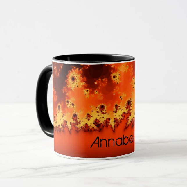 Caneca do Fractal do alargamento solar (Frente Esquerda)