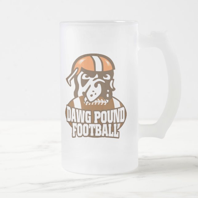 Caneca do futebol da libra de Dawg (Direita)