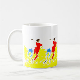 Caneca do futebol da praia