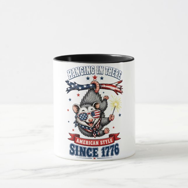 Caneca do Gambá do Dia 4 de Julho (Centro)