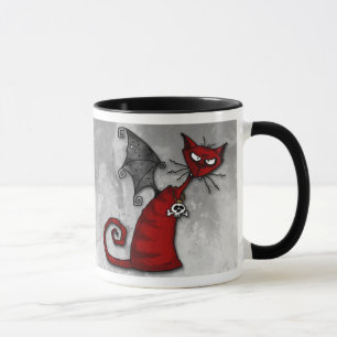 caneca do gatinho da desgraça