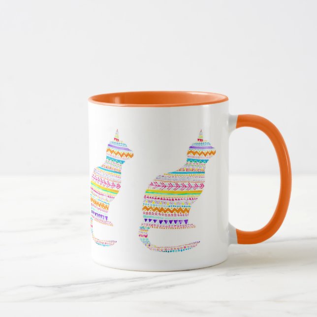Caneca do gatinho de Boho por Megaflora (Direita)