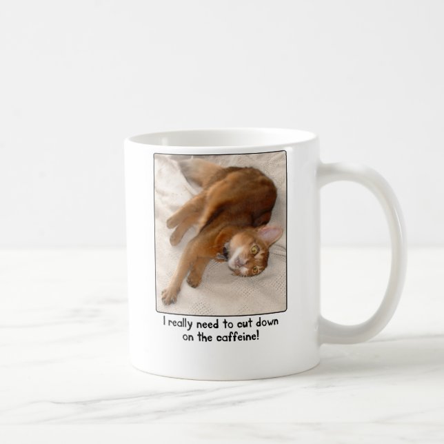 Caneca do gatinho de Caffeinated (Direita)