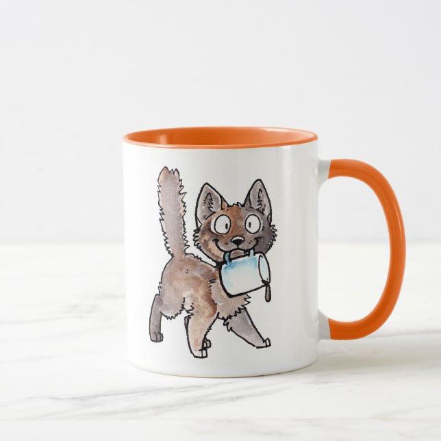 Caneca do gatinho do café (Direita)
